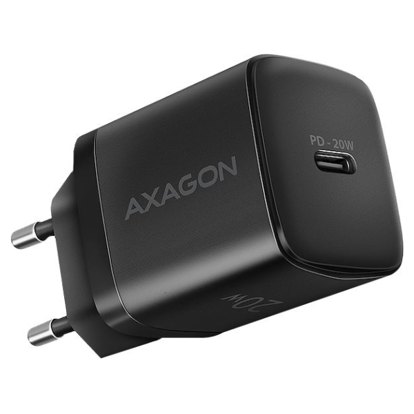Axagon ACU-PD20 wall charger 1x QC3.0/AFC/FCP/PD type-C, 20W, black