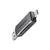 Axagon CRE-DAC External, Type-C+Type-A 2-slot SD/microSD