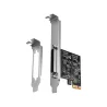 Axagon PCI-Express card with one parallel port. Low profile.