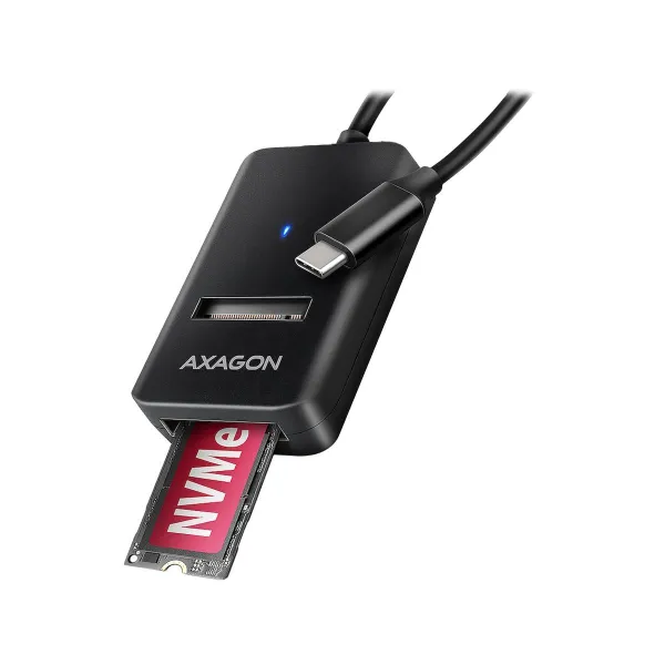 Axagon ADM2-CM USB-C adapter Gen 2 M.2 NVMe/SATA SSD