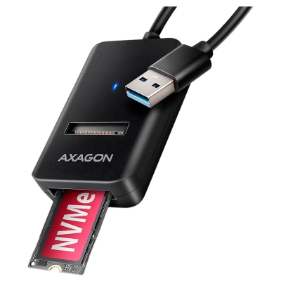 Axagon ADM2-AM USB-A 3.2 Gen2 - 1x NVMe/SATA SDD Adapter
