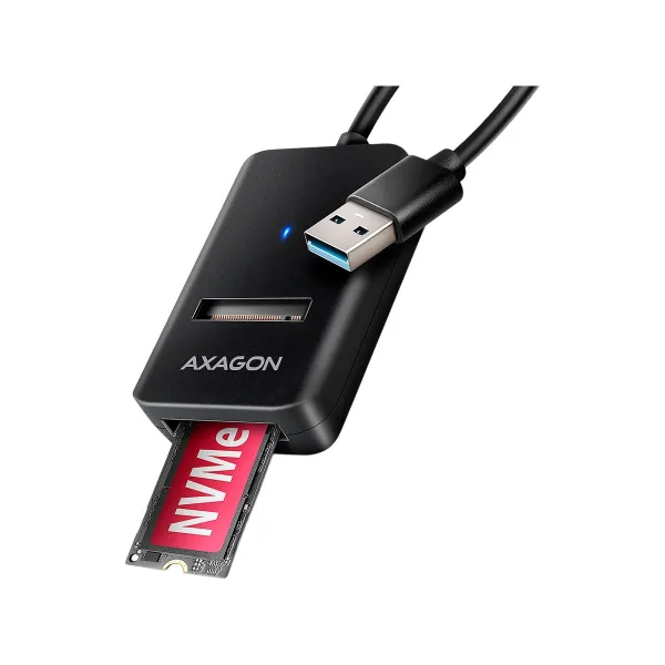 Axagon ADM2-AM USB-A 3.2 Gen2 - 1x NVMe/SATA SDD Adapter