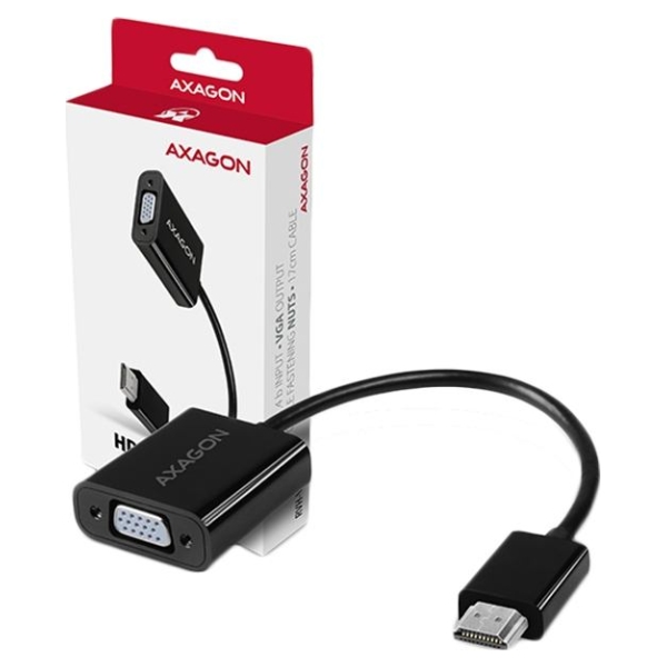 Axagon RVH-VGN, HDMI -> VGA Reduction / Adapter, FullHD
