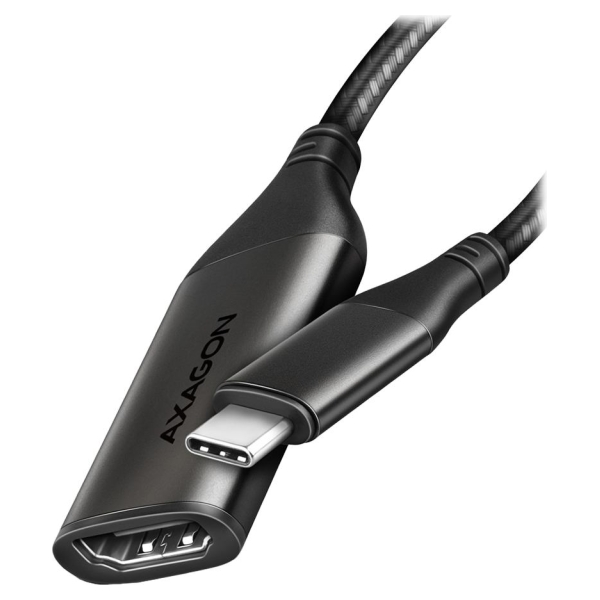 Axagon RVC-HI2M USB-C -> HDMI 2.0 adapter 4K/60Hz Aluminum, 25cm cable