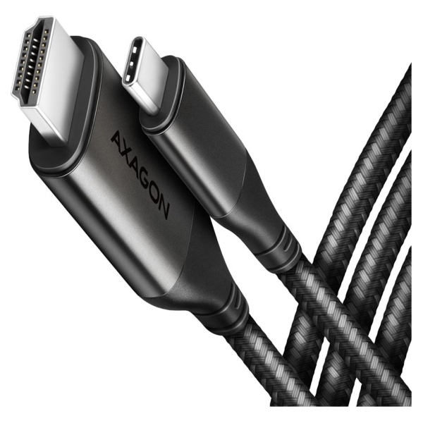 Axagon RVC-HI2MC USB-C -> HDMI 2.0 adapter 4K/60Hz Aluminum, 1,8m cable