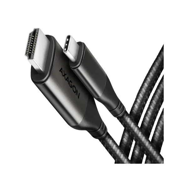 Axagon RVC-HI2MC USB-C -> HDMI 2.0 adapter 4K/60Hz Aluminum, 1,8m cable