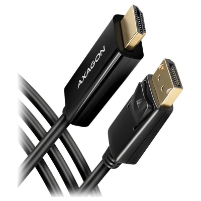 Axagon RVD-HI14C2 DisplayPort > HDMI 1.4 cable 1.8m 4K/30Hz