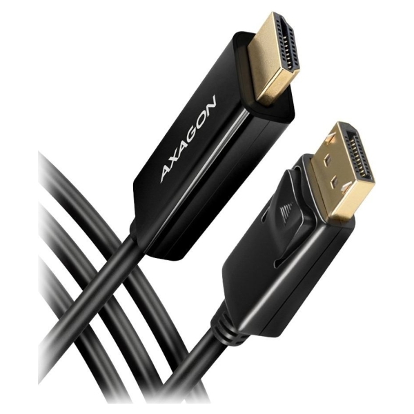 Axagon RVD-HI14C2 DisplayPort > HDMI 1.4 cable 1.8m 4K/30Hz