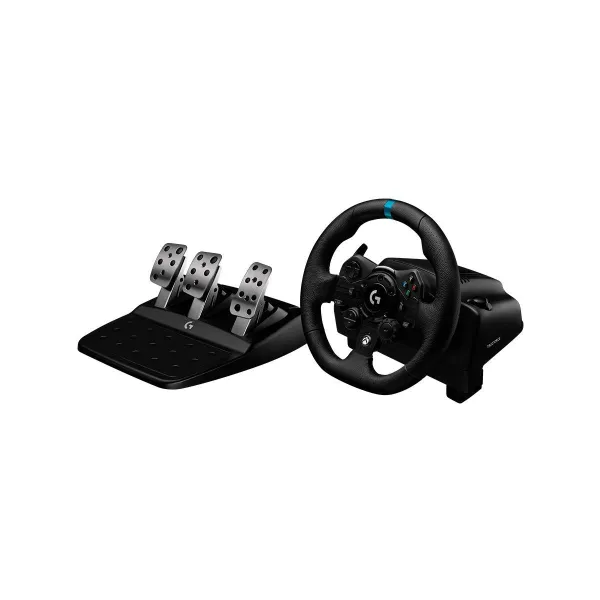 Logitech G923 Racing Wheel and Pedals - PC/XB - BLACK - USB