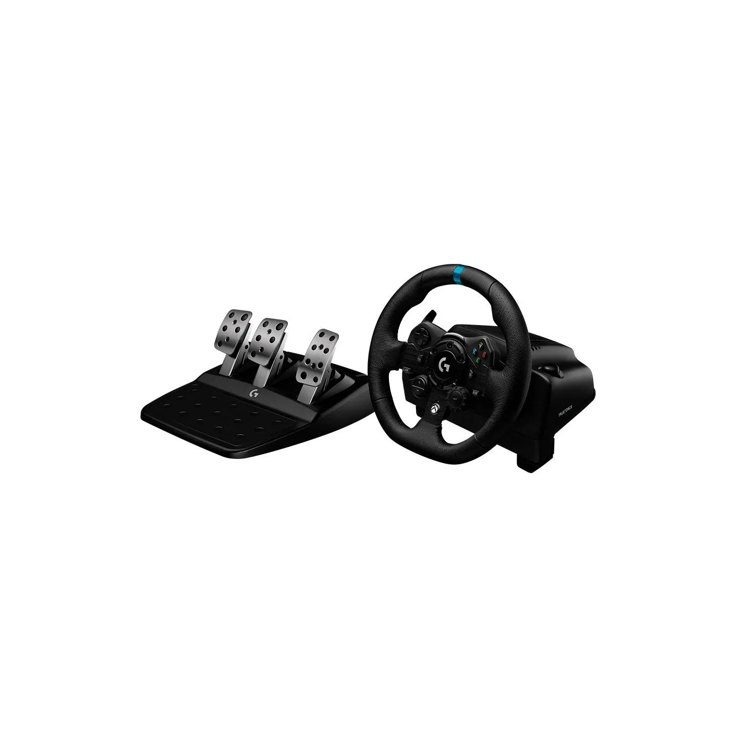 Logitech G923 Racing Wheel and Pedals - PC/XB - BLACK - USB