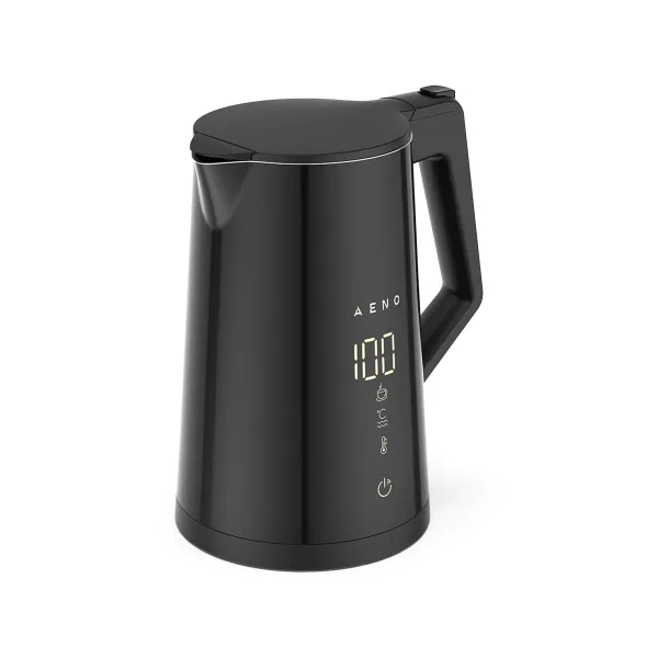 Aeno Electric Kettle EK7S Smart: 1850-2200W, 1.7L, Strix, Double-walls, Temperature Control, Keep warm Function, Control via Wi-