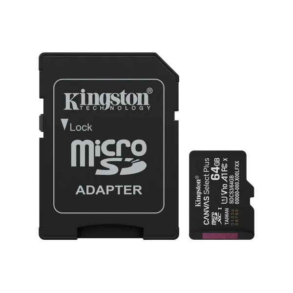 Kingston 64GB microSDXC Canvas Select
