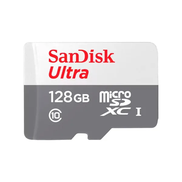 Sandisk Ultra microSDXC 128GB 100MB/s Class 10 UHS-I (4x6 pack size)