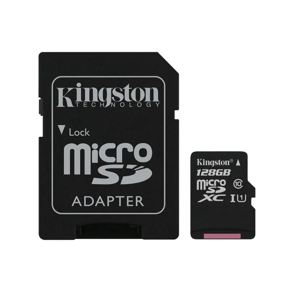 Kingston 128GB micSDXC Canvas Select Plus 100R A1 C10 Card + ADP