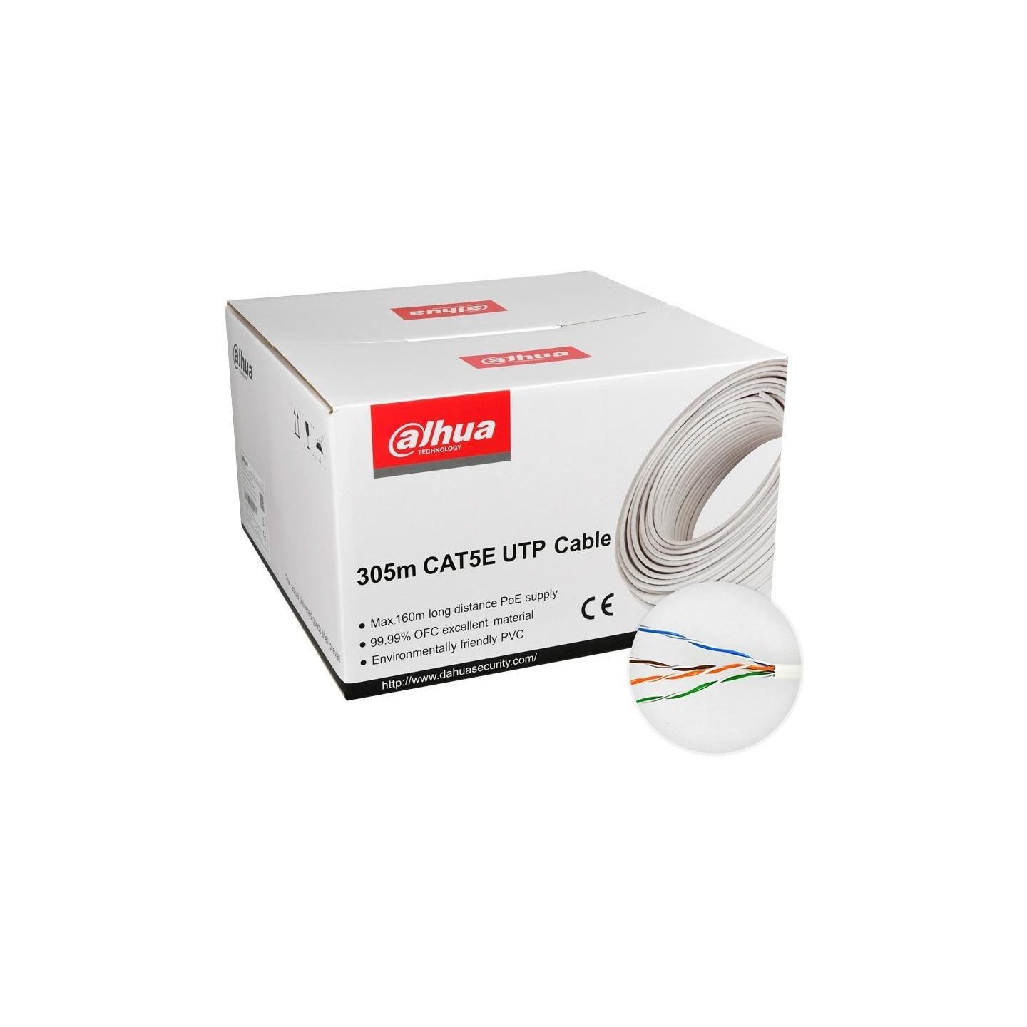 Dahua CABLE CAT5E UTP 305M WHITE/PFM920I-5EUN DAHUA