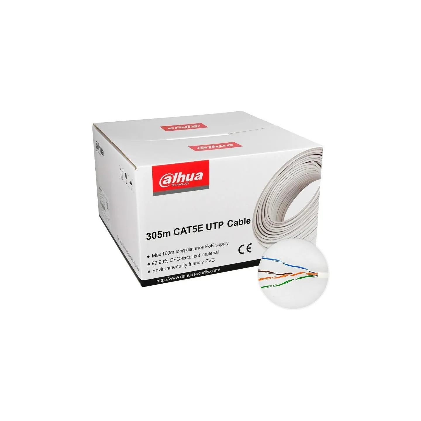 Dahua CABLE CAT5E UTP 305M WHITE/PFM920I-5EUN DAHUA