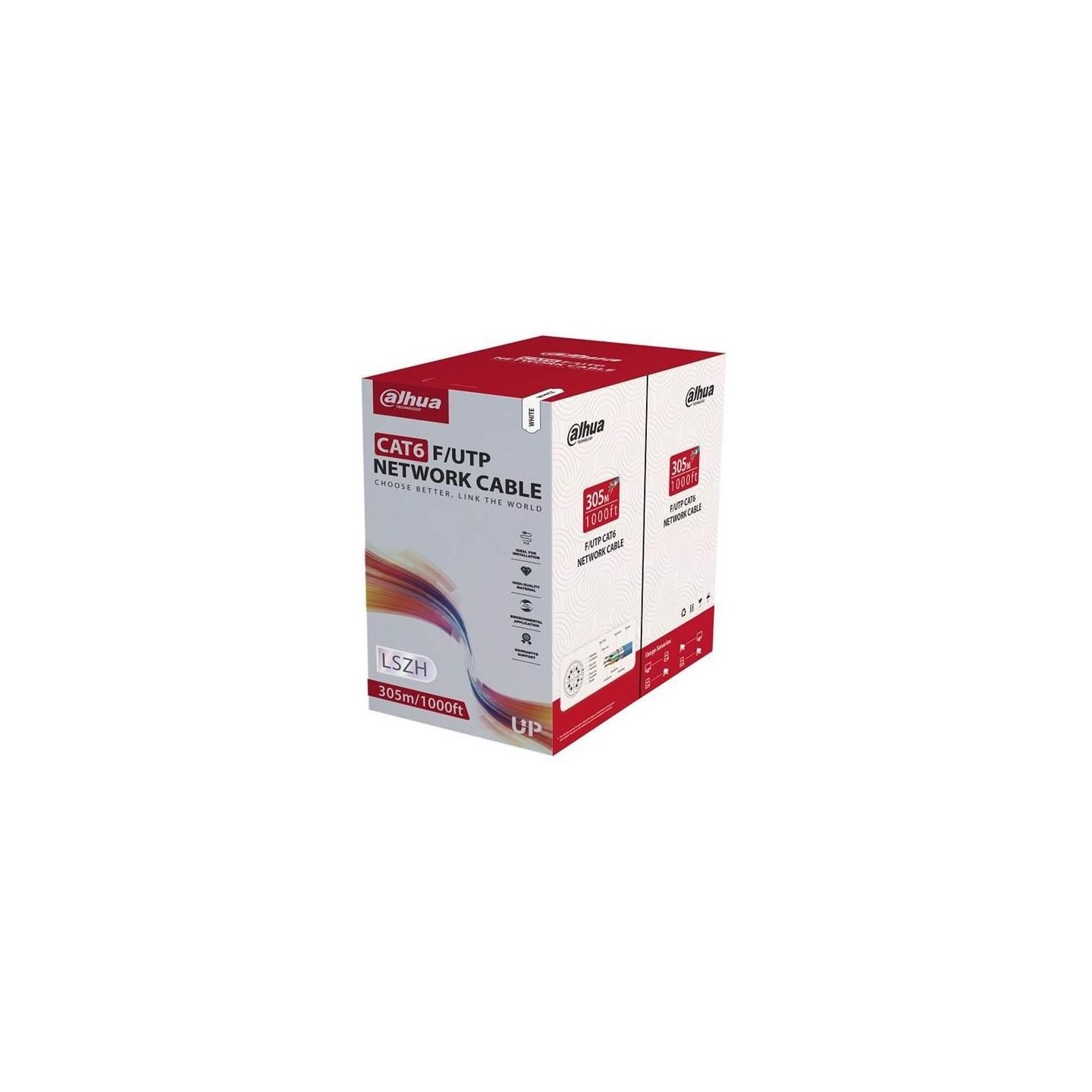 Dahua CABLE CAT6 UTP 305M WHITE/PFM923I-6FN-CD-WHITE DAHUA