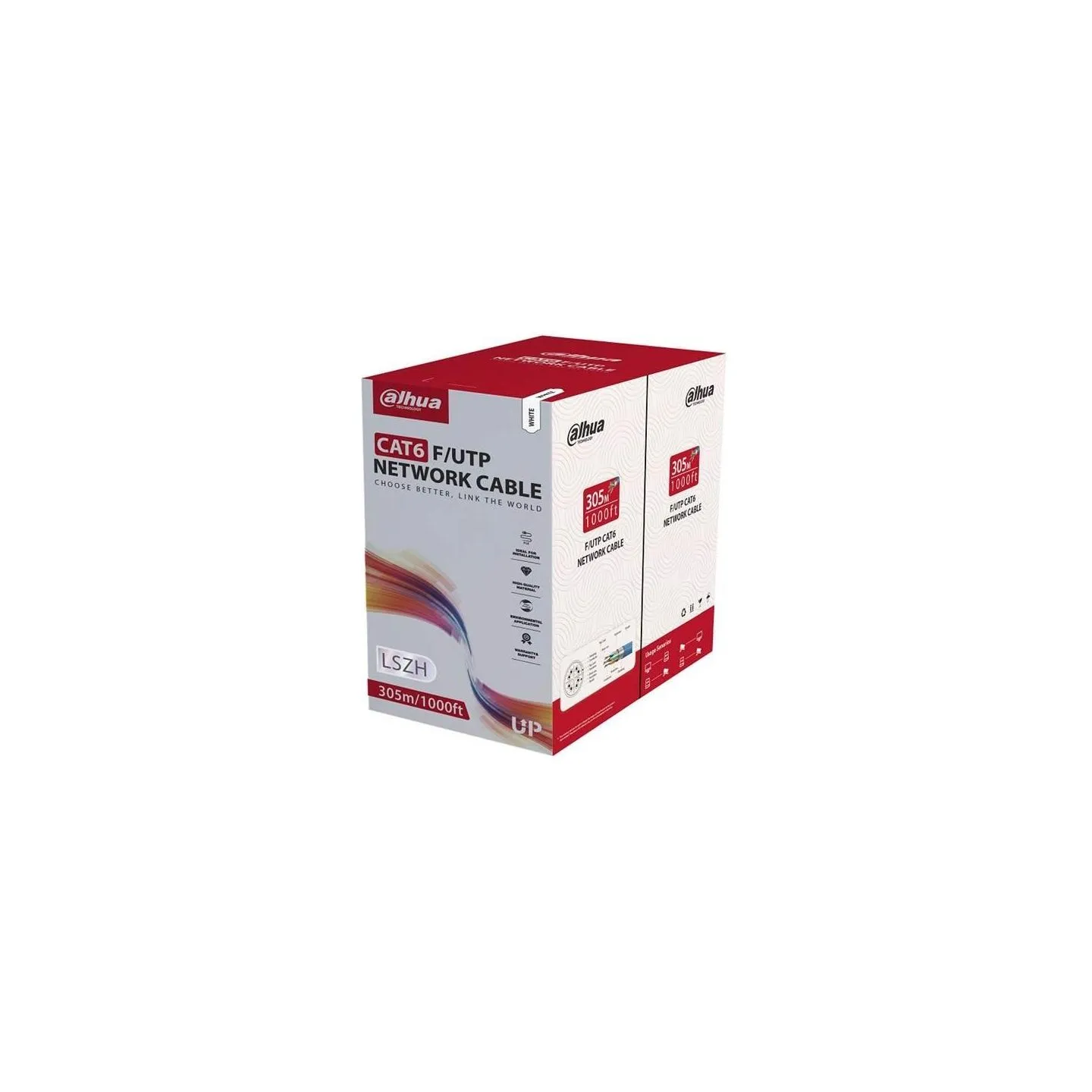 Dahua CABLE CAT6 UTP 305M WHITE/PFM923I-6FN-CD-WHITE DAHUA