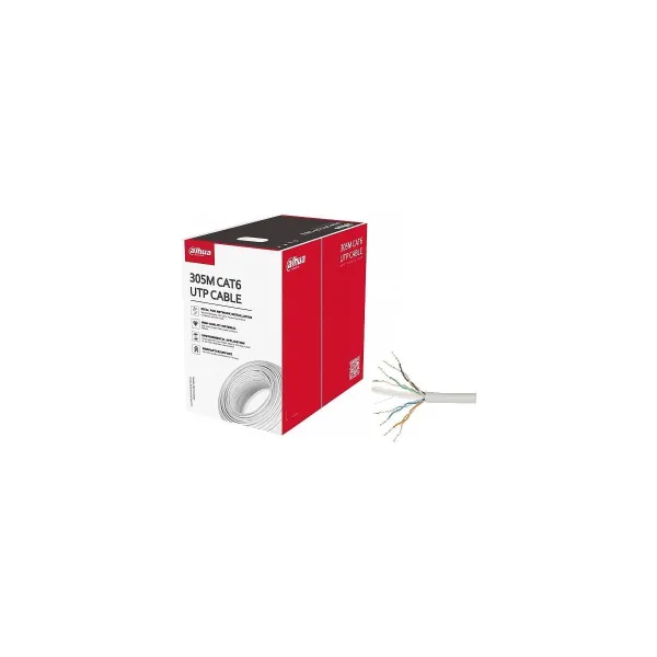 Dahua CABLE CAT6 UTP 305M WHITE/PFM920I-6UN-C DAHUA