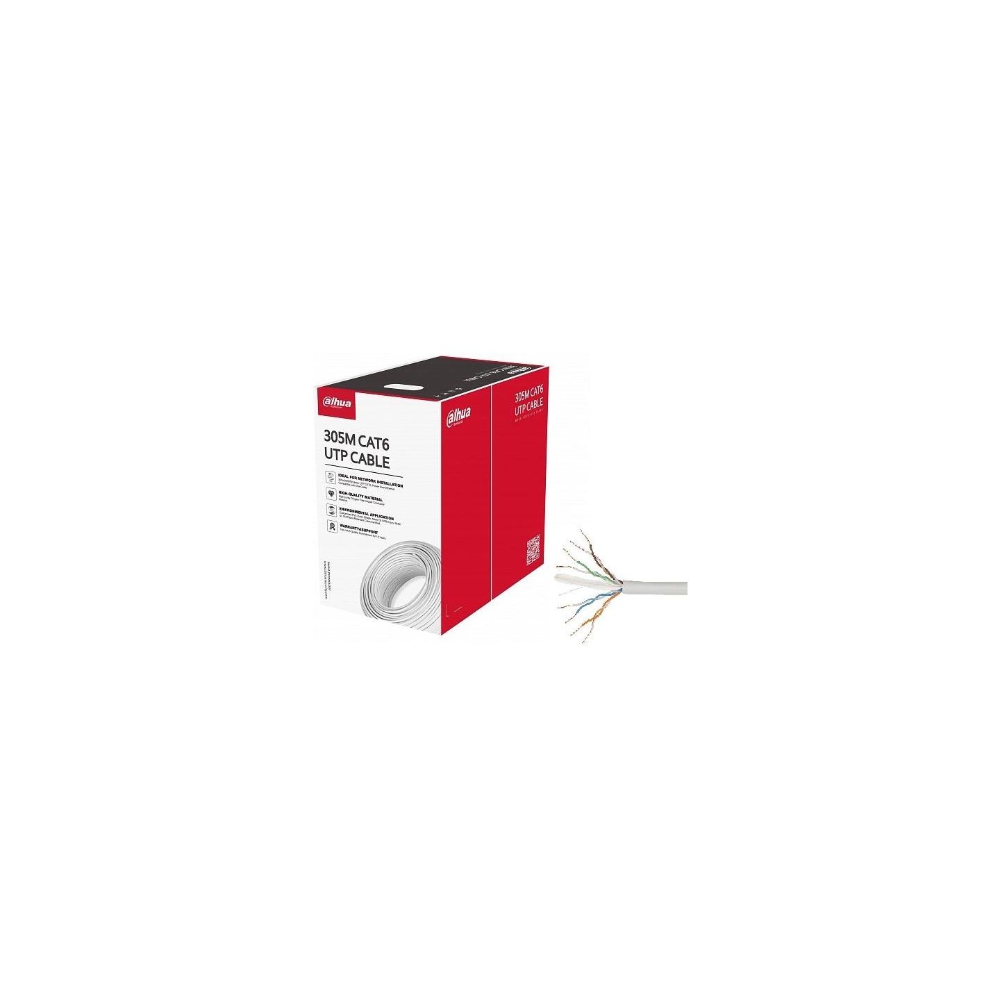 Dahua CABLE CAT6 UTP 305M WHITE/PFM920I-6UN-C DAHUA