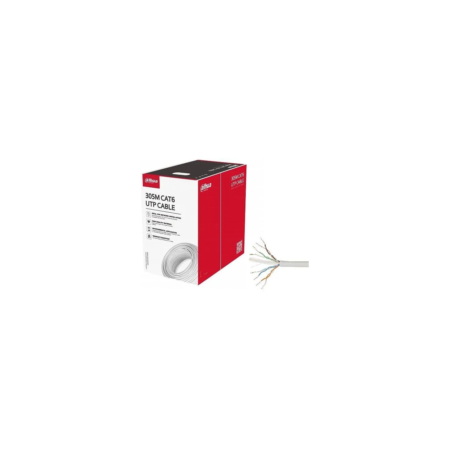 Dahua CABLE CAT6 UTP 305M WHITE/PFM920I-6UN-C DAHUA