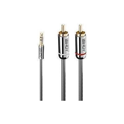 Lindy CABLE AUDIO 3.5MM TO PHONO/0.5M 35332 LINDY