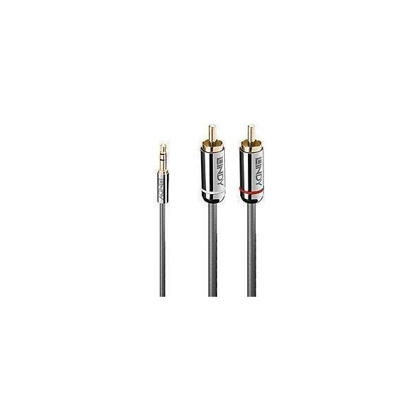 Lindy CABLE AUDIO 3.5MM TO PHONO/0.5M 35332 LINDY