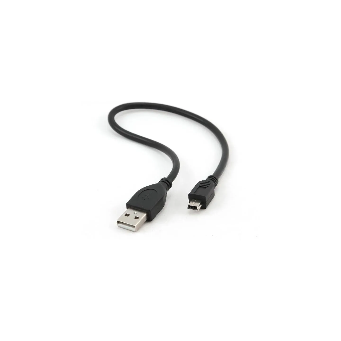 Gembird CABLE USB2 AM-MINI 30CM BLACK/CCP-USB2-AM5P-1 GEMBIRD