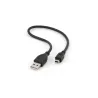 Gembird CABLE USB2 AM-MINI 30CM BLACK/CCP-USB2-AM5P-1 GEMBIRD