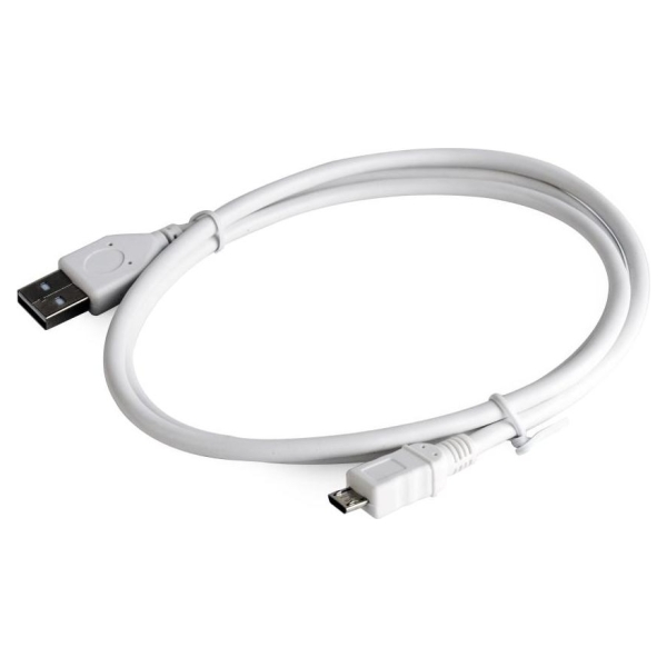 Gembird CABLE USB2 TO MICRO-USB 1M/CCP-MUSB2-AMBM-W-1M GEMBIRD