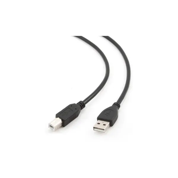 Gembird CABLE USB2 AM-BM 3M/BLACK CCP-USB2-AMBM-10 GEMBIRD