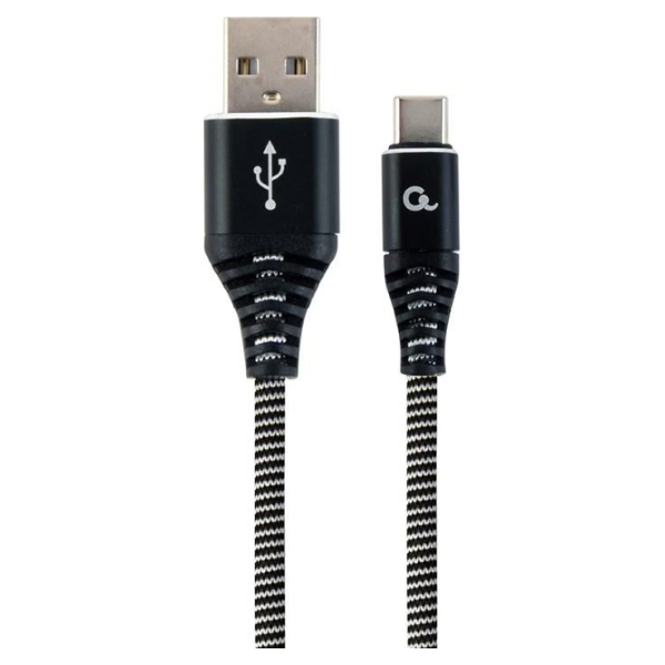 Gembird CABLE USB-C TO USB2 1M BLK/WHT/CC-USB2B-AMCM-1M-BW GEMBIRD