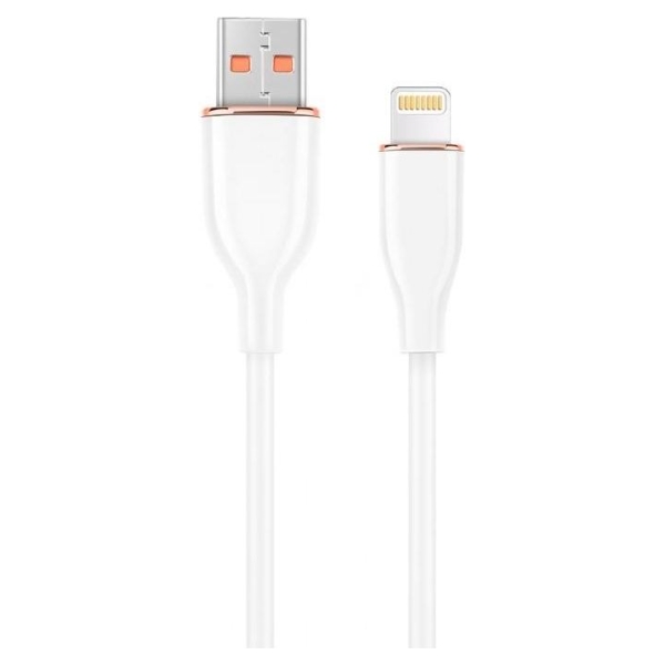 Gembird CABLE LIGHTNING TO USB2 1.5M/CC-USB2S-AM8PM-1.5M-W GEMBIRD