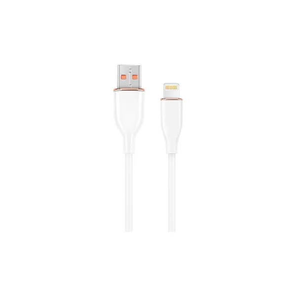 Gembird CABLE LIGHTNING TO USB2 1.5M/CC-USB2S-AM8PM-1.5M-W GEMBIRD
