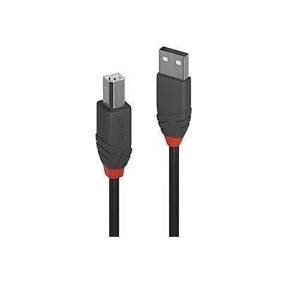Lindy CABLE USB2 A-B 2M/ANTHRA 36673 LINDY