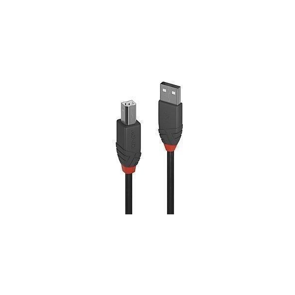 Lindy CABLE USB2 A-B 2M/ANTHRA 36673 LINDY