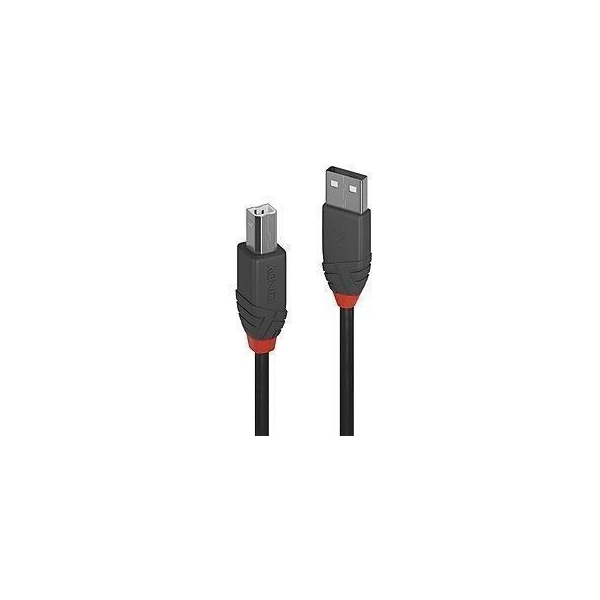 Lindy CABLE USB2 A-B 5M/ANTHRA 36675 LINDY