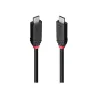 Lindy CABLE USB4 240W TYPE C 0.5M/BLACK LINE 37000 LINDY