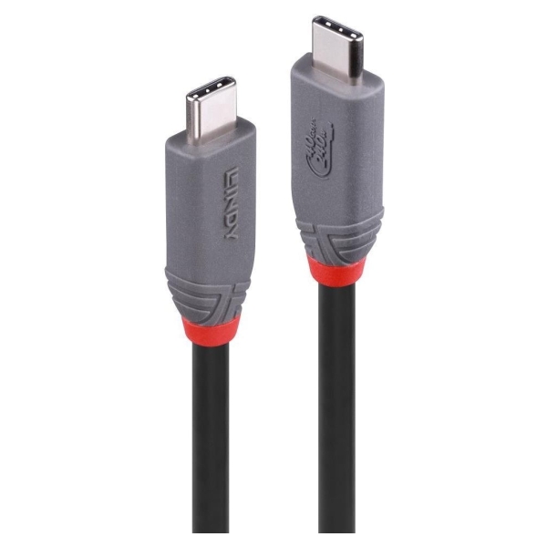 Lindy CABLE USB4 240W TYPE C 1.5M/40GBPS ANTHRA LINE 36957 LINDY
