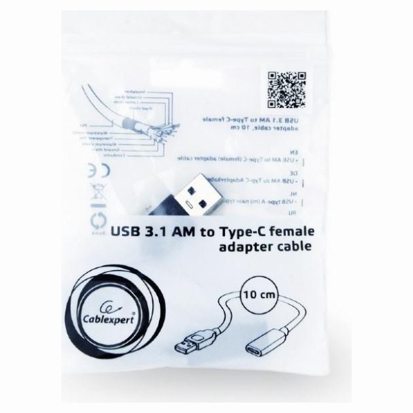 Gembird I/O ADAPTER USB3 TO USB-C/A-USB3-AMCF-01 GEMBIRD