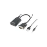 Gembird I/O ADAPTER VGA TO HDMI/A-VGA-HDMI-01 GEMBIRD