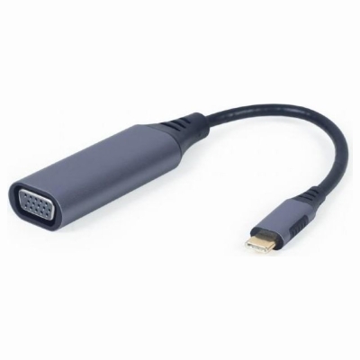 Gembird I/O ADAPTER USB-C TO VGA/GREY A-USB3C-VGA-01 GEMBIRD