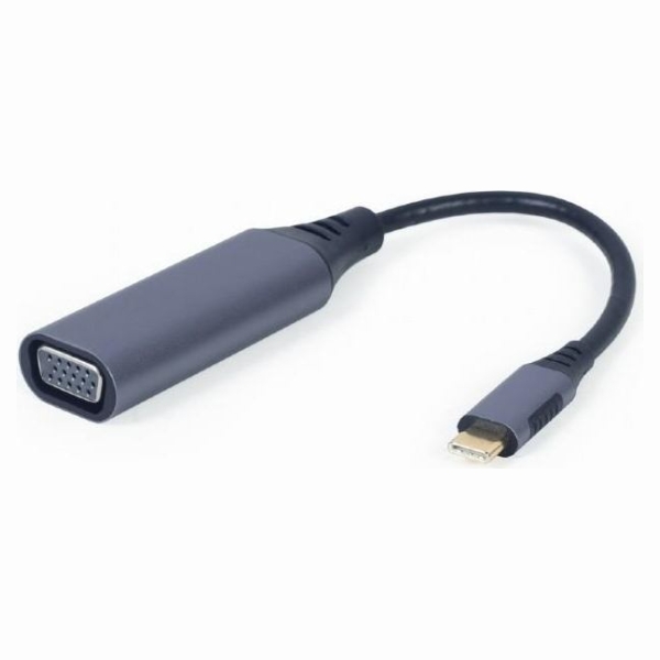 Gembird I/O ADAPTER USB-C TO VGA/GREY A-USB3C-VGA-01 GEMBIRD
