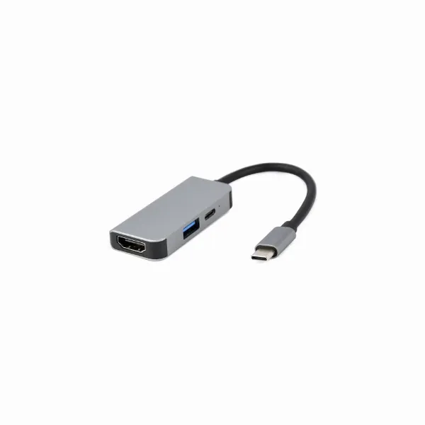 Gembird I/O ADAPTER USB-C TO HDMI/USB3/3IN1 A-CM-COMBO3-02 GEMBIRD