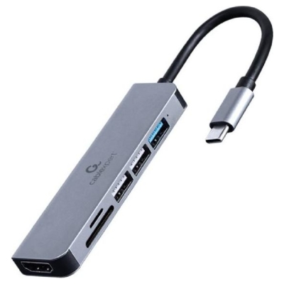 Gembird I/O ADAPTER USB-C TO HDMI/USB3/6IN1 A-CM-COMBO6-02 GEMBIRD