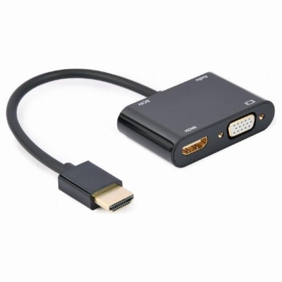 Gembird I/O ADAPTER HDMI TO HDMI/VGA/A-HDMIM-HDMIFVGAF-01 GEMBIRD