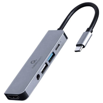 Gembird I/O ADAPTER USB-C TO HDMI/USB3/5IN1 A-CM-COMBO5-02 GEMBIRD
