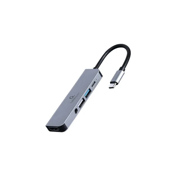 Gembird I/O ADAPTER USB-C TO HDMI/USB3/5IN1 A-CM-COMBO5-02 GEMBIRD