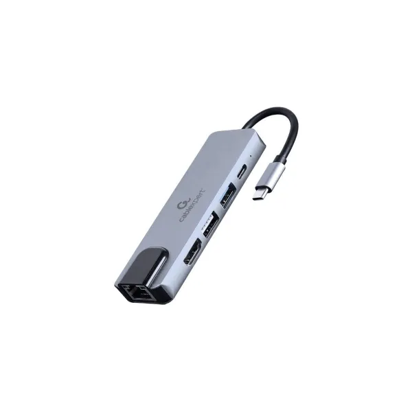 Gembird I/O ADAPTER USB-C TO HDMI/USB3/5IN1 A-CM-COMBO5-04 GEMBIRD