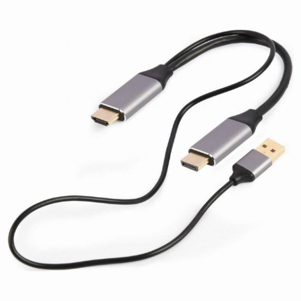 Gembird I/O ADAPTER HDMI TO DP/BLACK A-HDMIM-DPM-01 GEMBIRD
